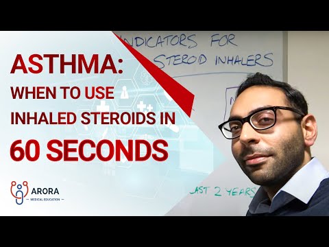 Asthma: When to use inhaled steroids in 60 seconds