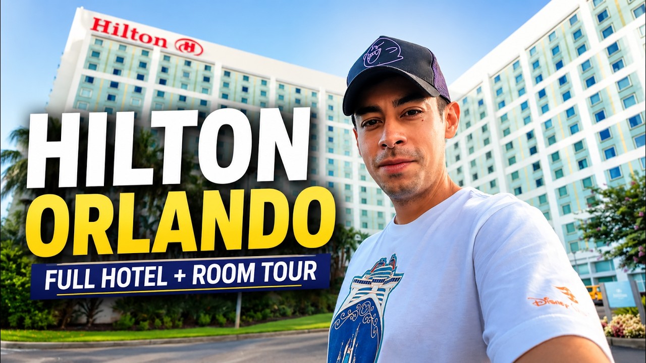 Hilton Orlando | Full Property & King Bed Pool View Room Tour