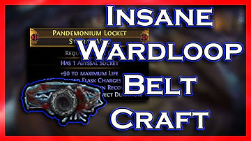 [PoE 3.20] INSANE Wardloop Belt - Crafting Guide - Forbidden Sanctum