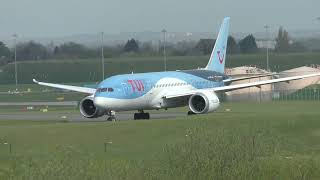 2x TUI Dreamliner's departing Birmingham Airport G-TUIF and G-TUIO