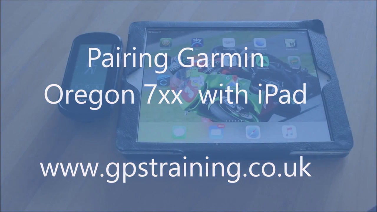 Pairing Garmin 700/ 750 with iPad -