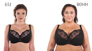 Nessa Selena Bra (Black) на моделях 65J и 80HH