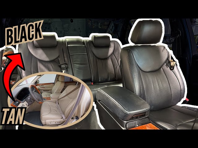 How to: Dye Leather BMW Seats (Grey to Black Conversion!) 