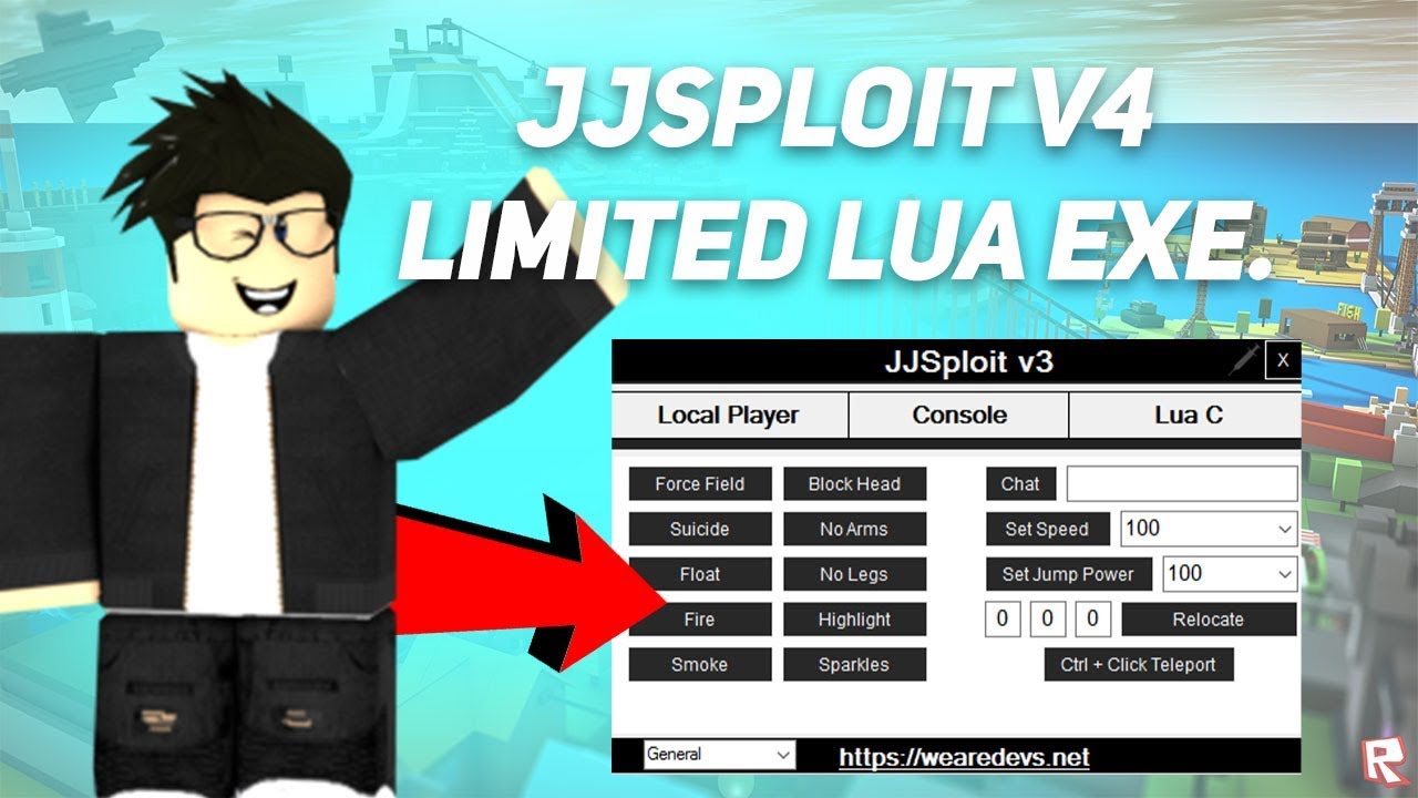 Stable Hack Exploit Jjsploit V4 Working Limited Lua And Lua C Exe W Lt2 Apoc Cmds More Youtube - new roblox exploit jjsploit v4 full lua exe admin