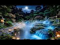 Healing Bamboo Night 🌿 Soft Piano, Crickets & Nature Sounds for Relaxation and Meditation