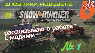 Дневник мододела в Snowrunner #1 #snowrunner #modding #моды #map