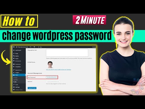 How to change wordpress password 2026