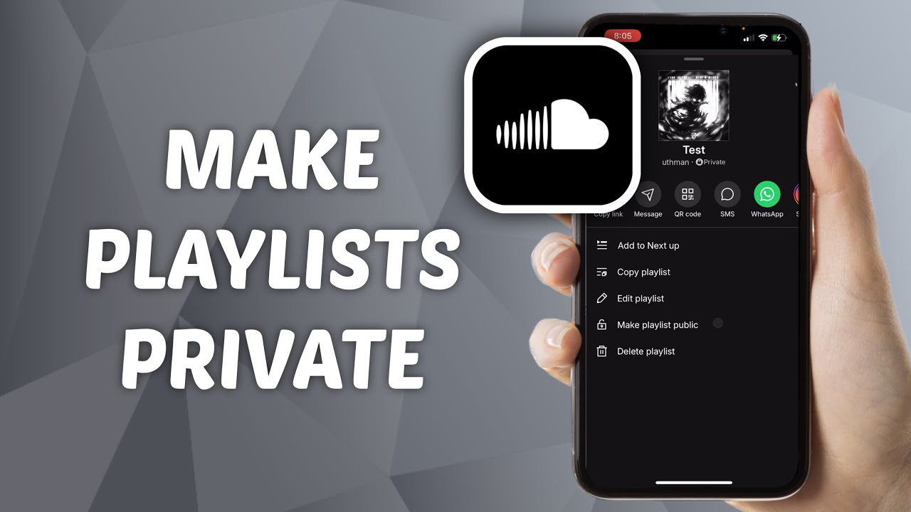 How to Make Playlist Private on SoundCloud