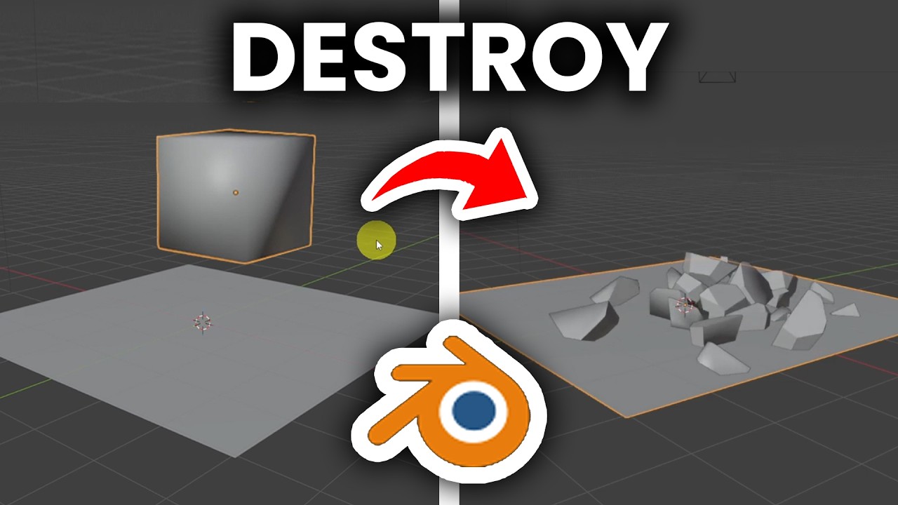 Destroy Object Blender: How To Destroy Object - YouTube