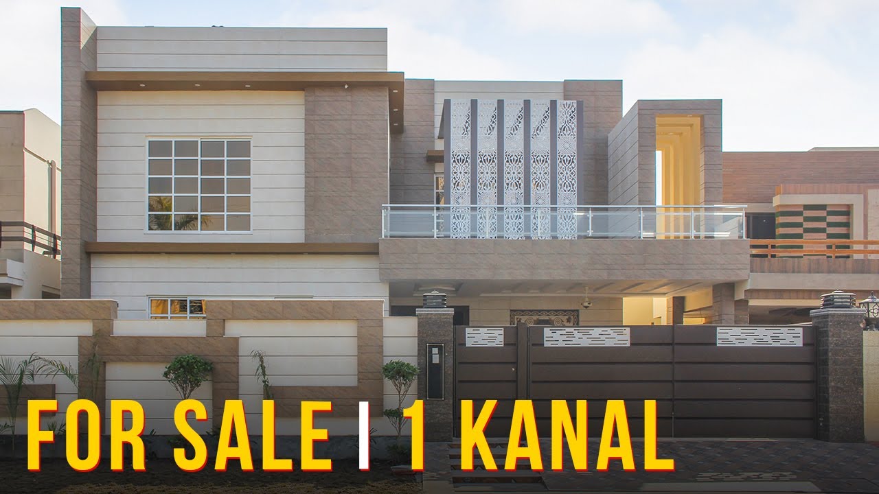 1 Kanal Brand New House For Sale Valencia Town Lahore YouTube