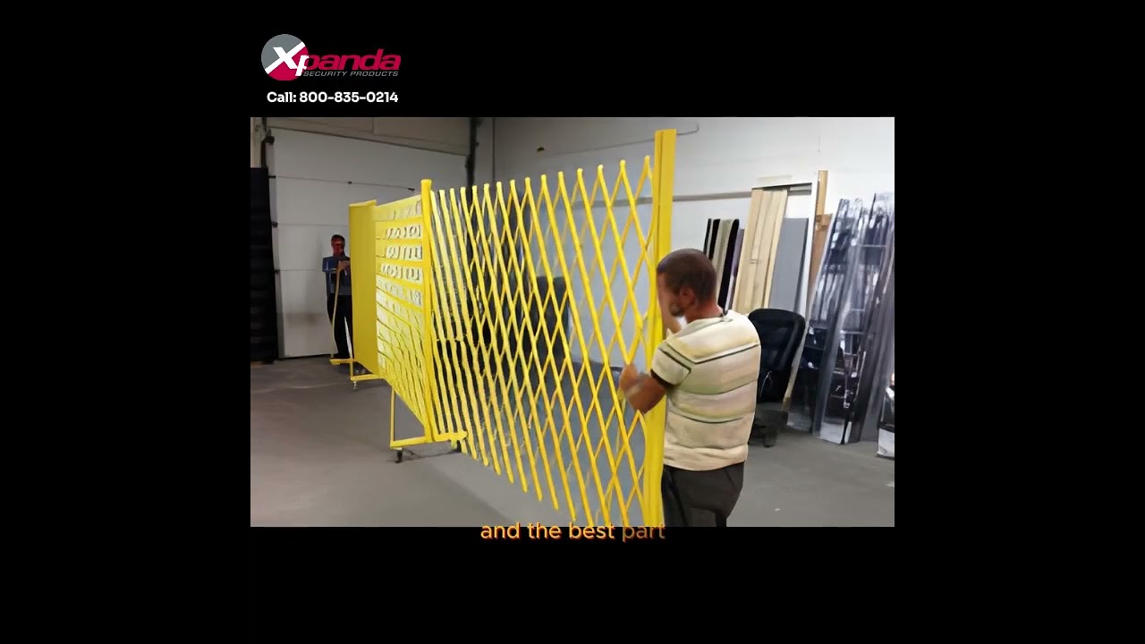 Mobile portable trolley security and access control gates