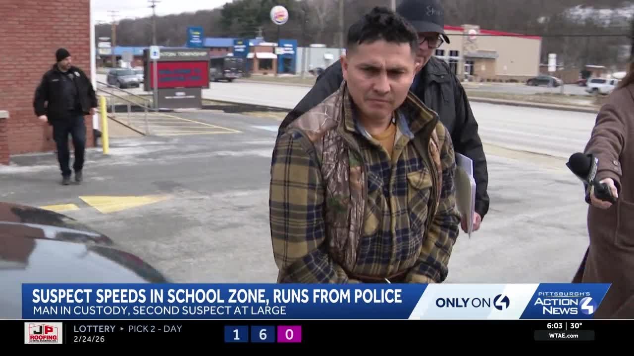 Suspect speeds in school zone, runs from police in Washington County taken into custody
