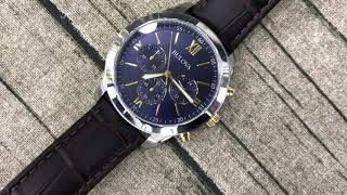 Bulova 98A151 Chronograph Brown Leather 
