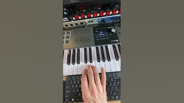 Italo Disco 80s Melody & Pluck – live keys beat #livekeyboard #discomusic #vintagemusic