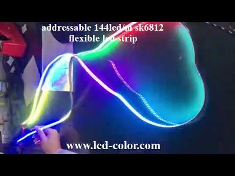 144led/m addressable sk6812 rgb led strip