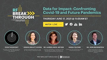 #RFBreakthrough l Data for Impact: Confronting Covid-19 and Future Pandemics