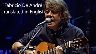 Fabrizio De André - A Prayer in January (Preghiera in Gennaio) English Subtitles