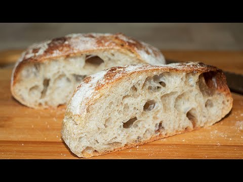 Чиабатта Итальянский хлеб в виде порционных булочек