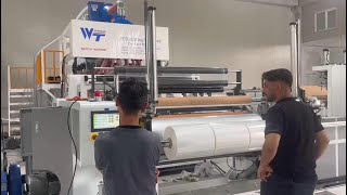 Casting Wrap 1.5M Stretch film  Machine, ABC three extruder 3 layers 5 layers Stretch film  Machine