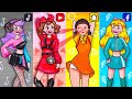 SOCIAL MEDIA TRENDS Were SQUID GAME Characters | Stop Motion Paper | Seegi Channel