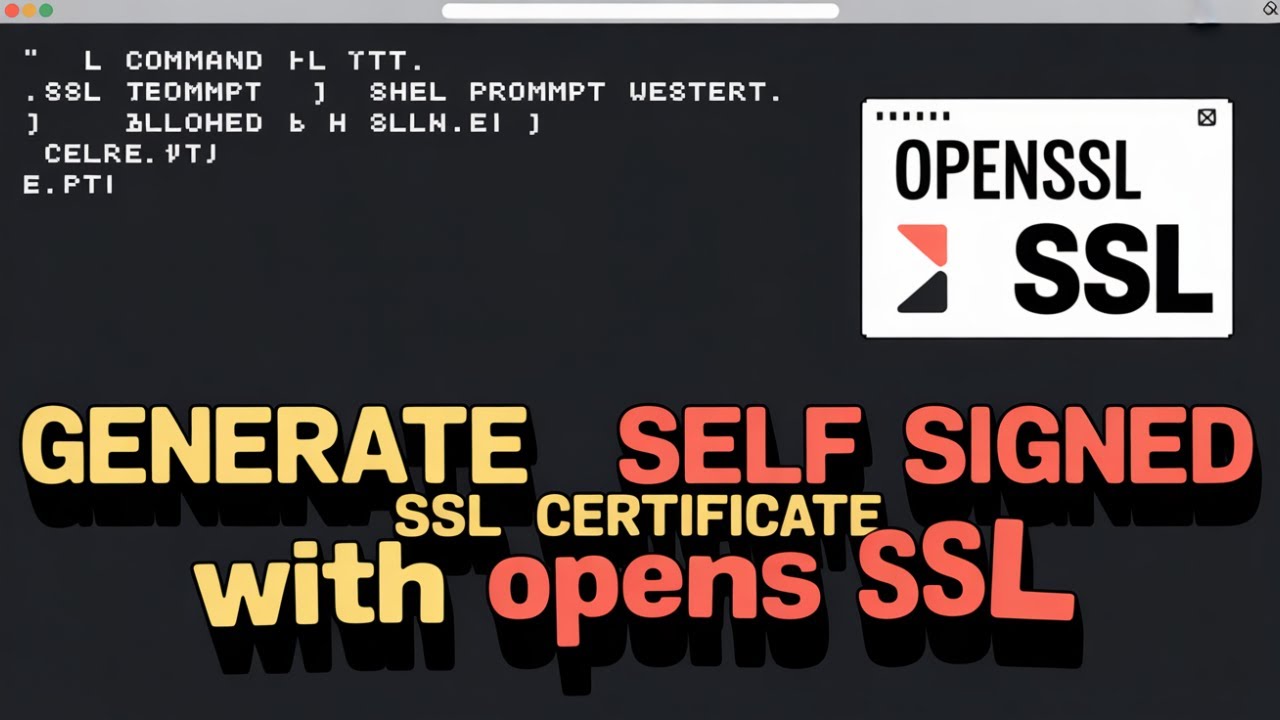 5 Easy Steps to Generate Self Signed SSL Certificate with OpenSSL
