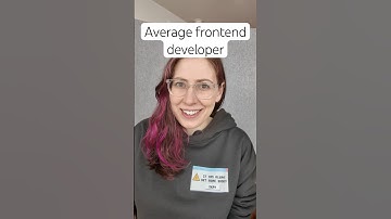 Average frontend developer 🥲