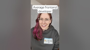 Average frontend developer 🥲