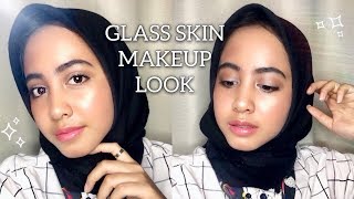 Glass Skin Makeup Look Tutorial Bahasa