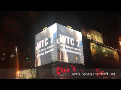 ReThink911 - Digital Billboard in Times Square Sept 11, 2014