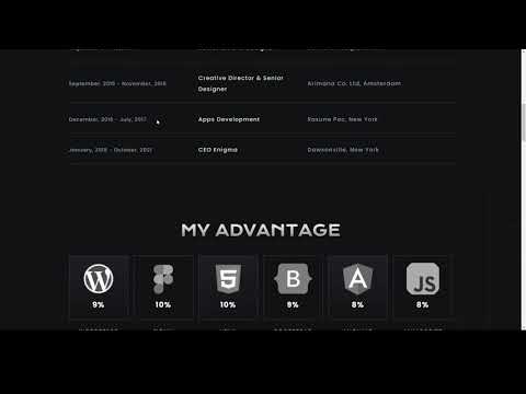 Enigma - Personal Portfolio Elementor Template Kit case study creative