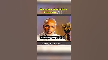 Narendra Modi oldest interview ☠️🗿 #shorts