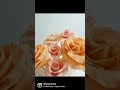 Sugar Roses in Pink and Peach