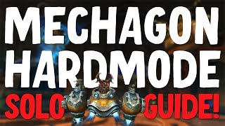 How to Solo Operation Mechagon Hard Mode!  Aerial Unit R-21X Mount!