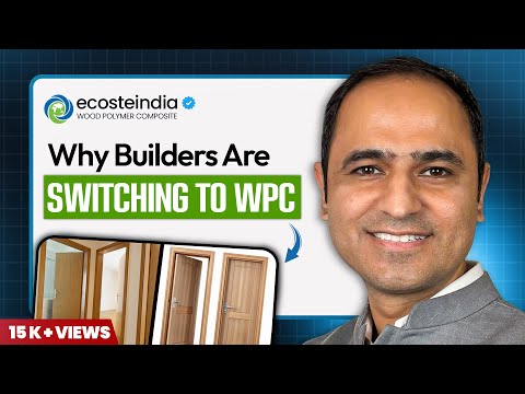WPC Door Frame one time Investment Lifetime Guarantee | Termite Proof | Water Proof | Ecoste