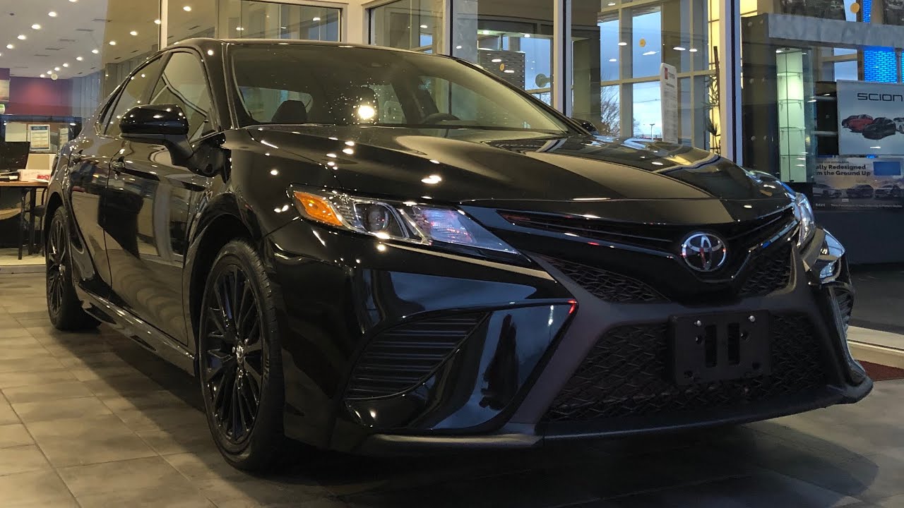 Toyota Camry 2019 Black on Black/រថយន្តថ្មី ពី អាមេរិក Toyota Camry