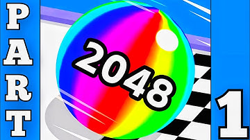 Ball Run 2048 - Android iOS Mobile Gameplay Walkthrough All Levels Part 1 