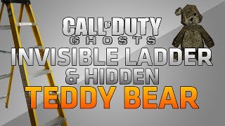 COD Ghosts - Invisible Ladder & Hidding Teddy Bear Easter Egg on Flooded