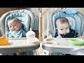 How I'm Losing Weight & Twins First Solid Food | Mom Life