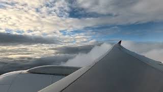 SPECTACULAR CLOUDS ON APPROACH TO MAURITIUS ... with Air Mauritius Airbus A330-900neo