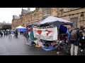 Pro-Palestinian protesters camp out at Australian universities