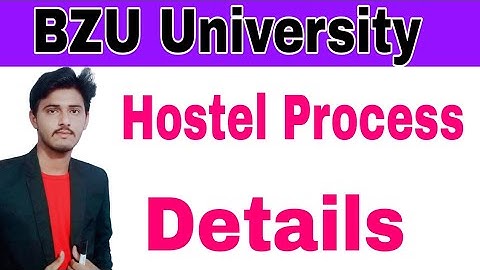 BZU Hostel Details 2023|BZU Hostel Allotment Details 2023|BZU Boys & Girls Hostels Facilities 2023