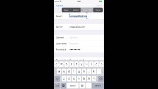 QuickerWeb Bizmail - iOS Setup (Zimbra)
