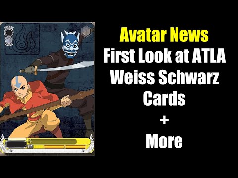 Video First Look at Avatar Weiss Schwarz Cards + More -... - youtube