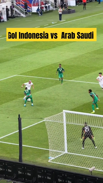 Gol Indonesia ke gawang Arab Saudi