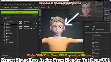 Exporting ShapeKeys from Blender to iClone/CC4 as FBX: A Step-by-Step Guide