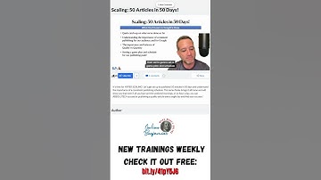Using AI Writing Tools to Produce 50 Blog Posts in 50 Days  #seotips #seostrategist #aimarketing