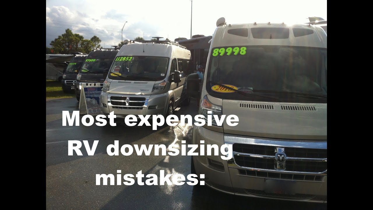Most expensive RV downsizing mistakes