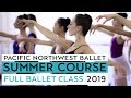 PNB Summer Course 2019 - Full Ballet Class LIVE  - Level VIII