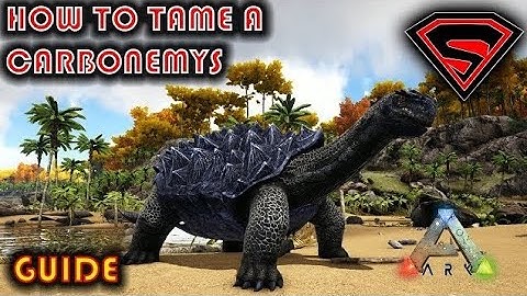 ark survival evolved taming carbonemys   #shorts #ark #viral #treanding