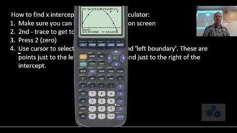 Graphing Calculator - Finding x-intercepts